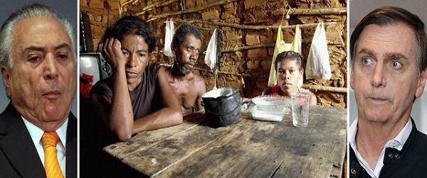 A fome hoje já atinge 11,7 milhões de pessoas no Brasil, o que corresponde a 5,6% dos brasileiros (Foto: Reprodução | Brasil 247)